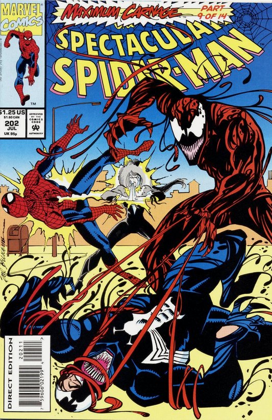 SPECTACULAR SPIDER-MAN #202 1993 Spectacular Spider-Man MARVEL COMCS