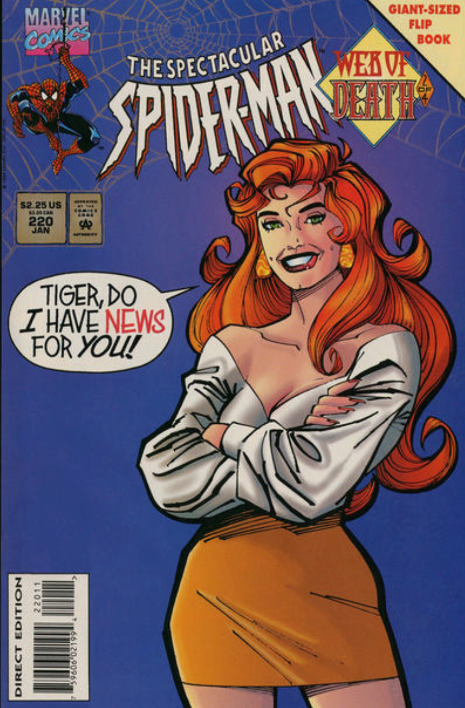 SPECTACULAR SPIDER-MAN #220 1995 FLIPBOOK