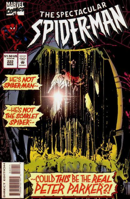 SPECTACULAR SPIDER-MAN #222 1995 Spectacular Spider-Man MARVEL COMCS