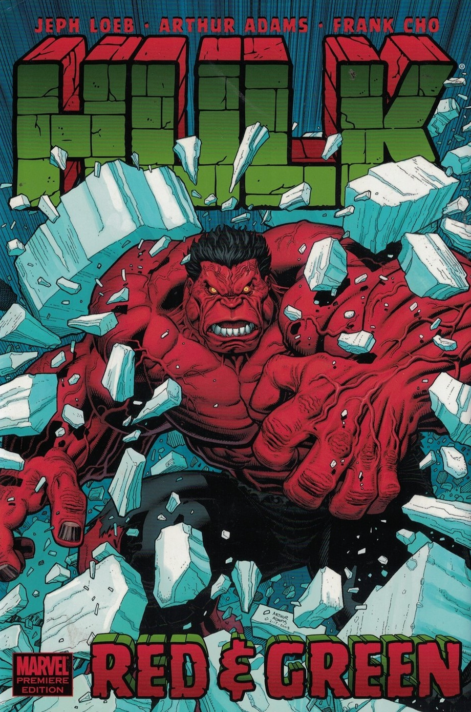 HULK PREMIERE VOL 02 RED & GREEN ADAMS CVR HC HARDCOVER Hulk MARVEL COMICS