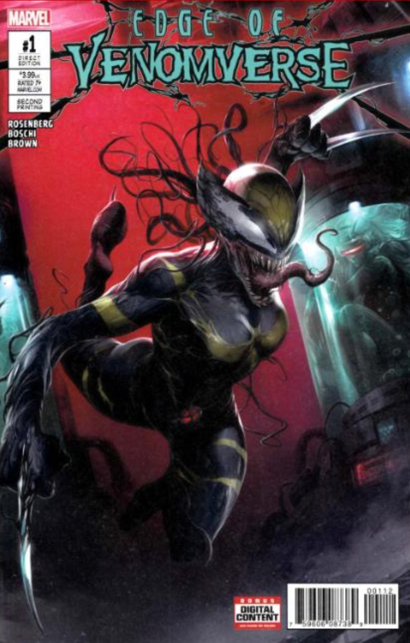 EDGE OF VENOMVERSE #1 (OF 5) MATTINA 2ND PRINT 2017 Venomverse MARVEL COMICS