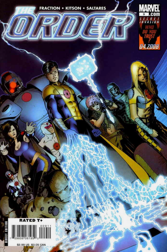 ORDER #9 2008 MARVEL COMCS