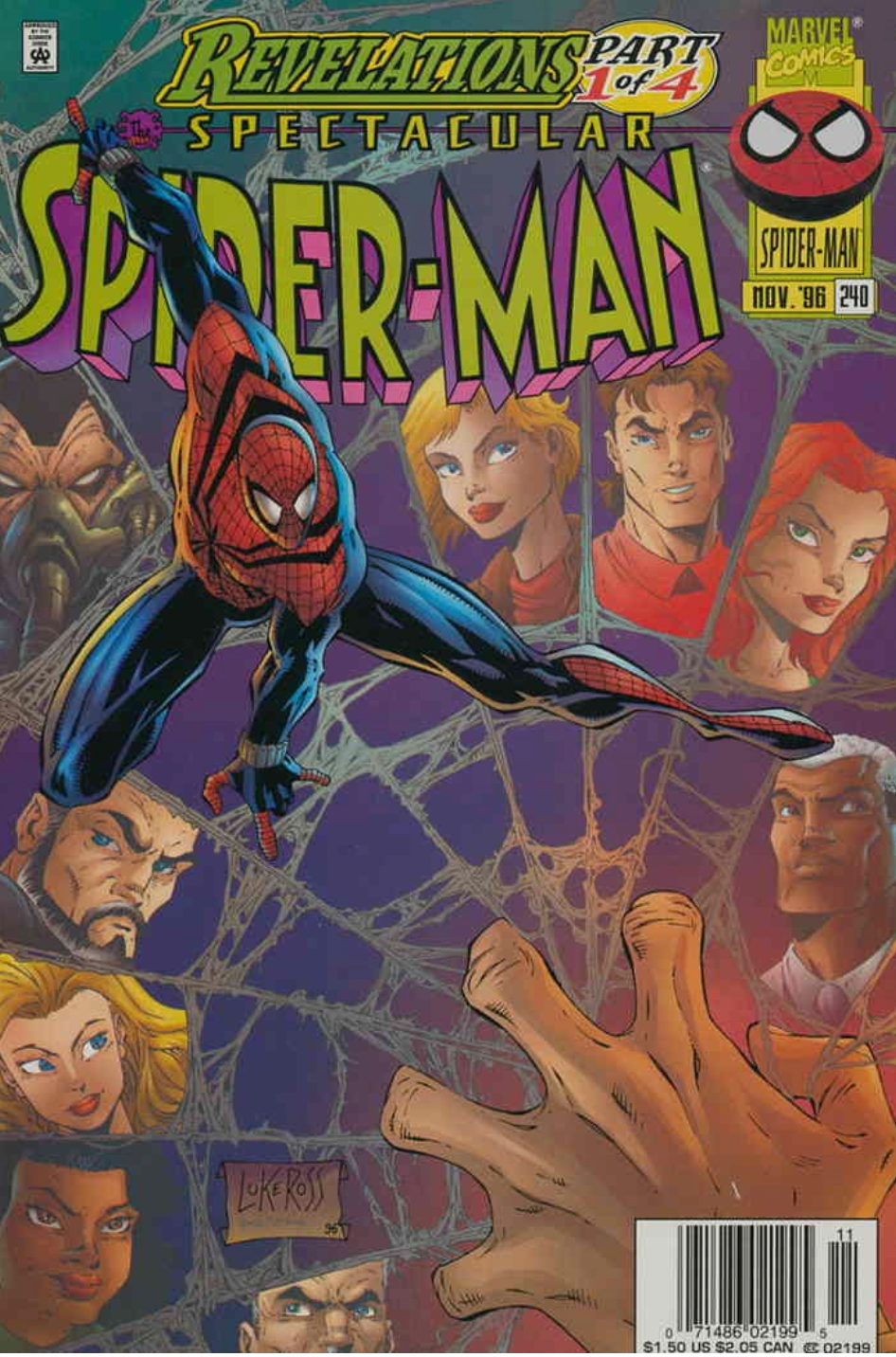 SPECTACULAR SPIDER-MAN #240 1996 NEWSSTAND