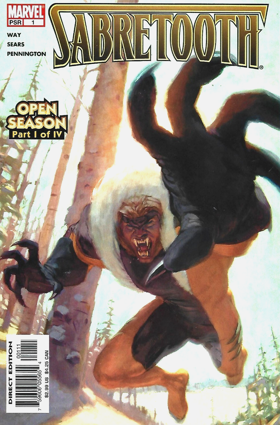 SABRETOOTH #1 (Of 5) 2004