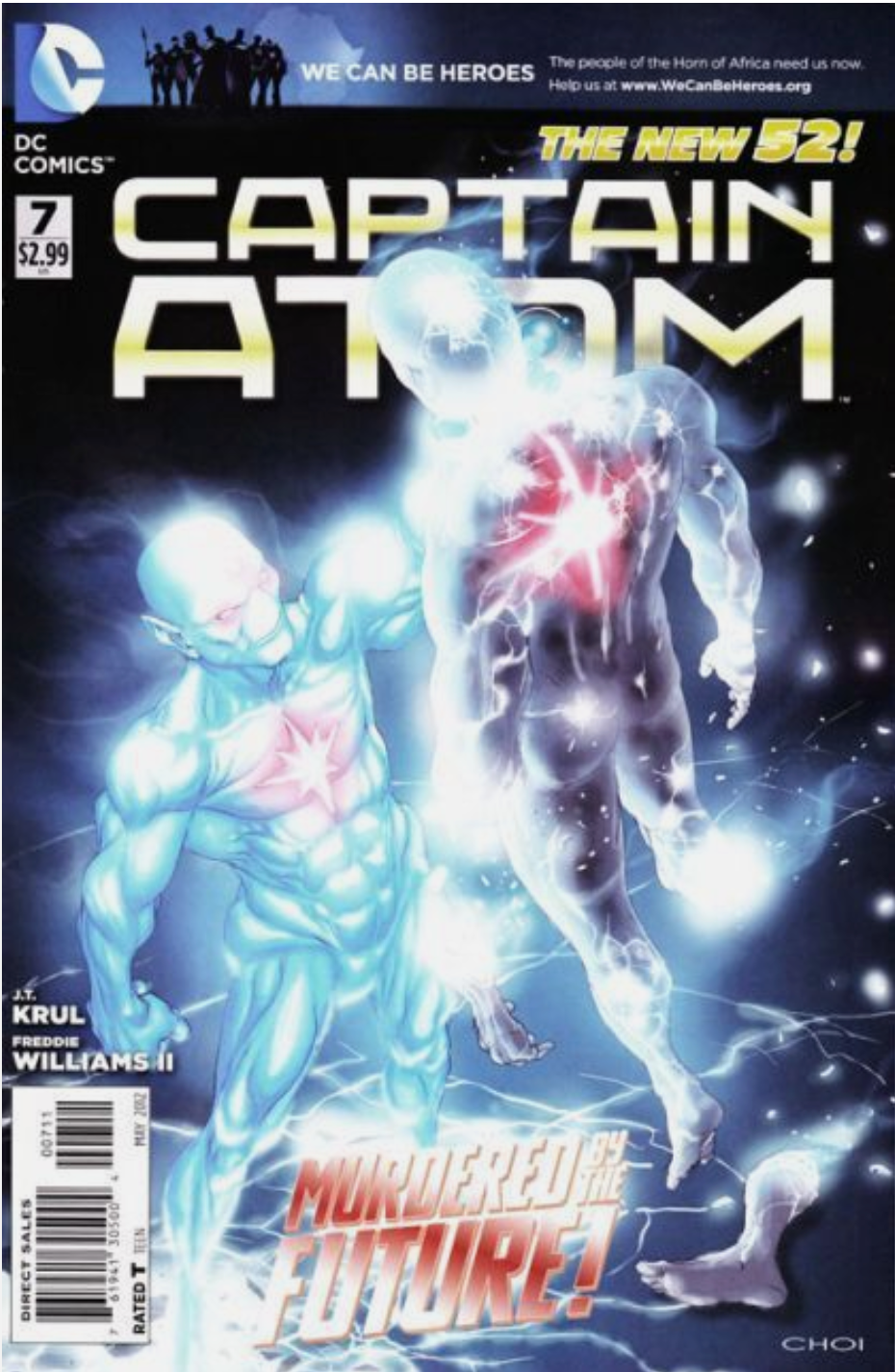 CAPTAIN ATOM #6 NEW 52 2012 MIKE CHOI COVER