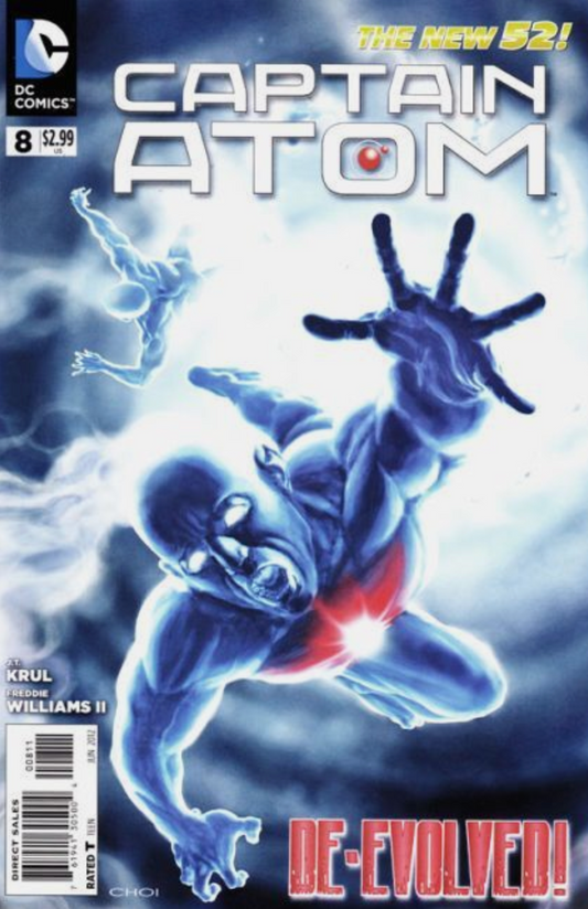 CAPTAIN ATOM #8 NEW 52 2012 MIKE CHOI COVER Captain Atom DC Comics