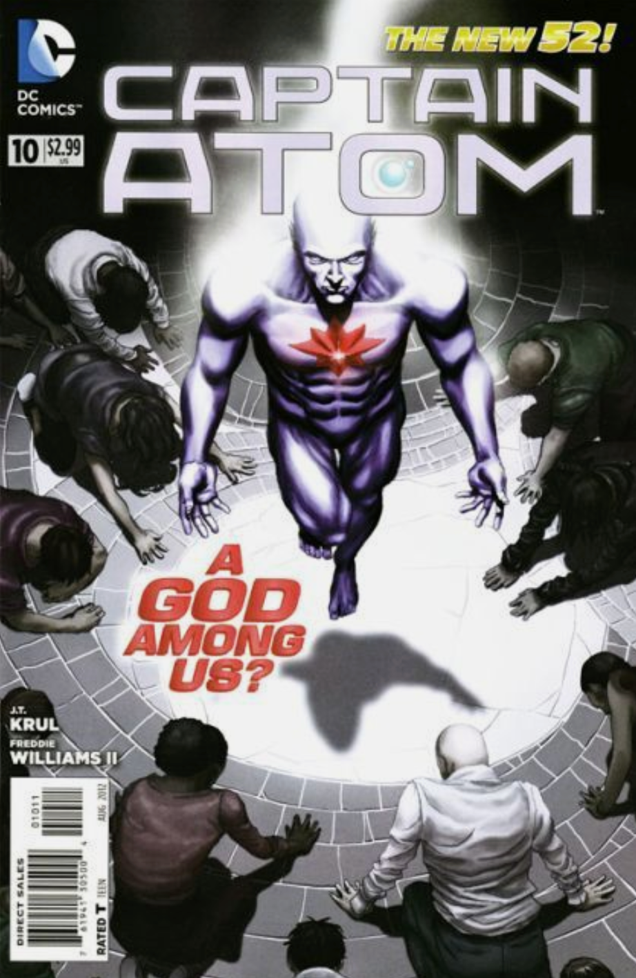 CAPTAIN ATOM #10 NEW 52 2012 MIKE CHOI COVER