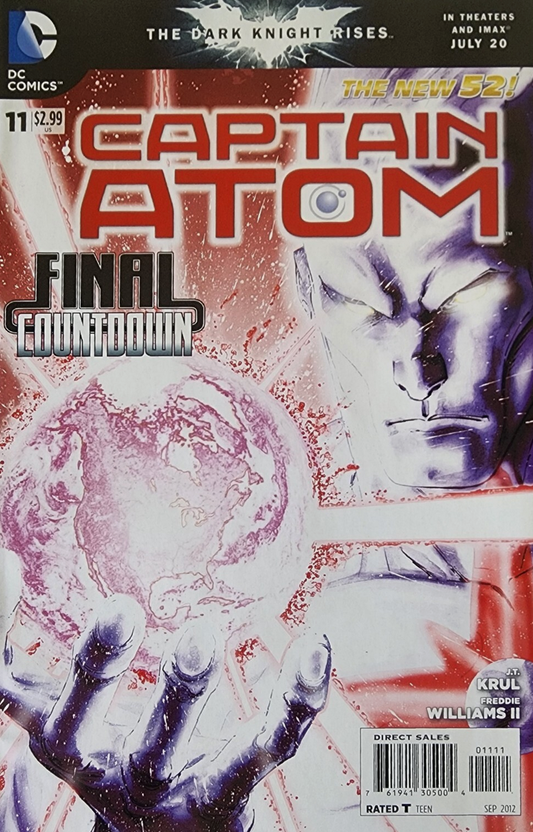 CAPTAIN ATOM #11 NEW 52 2012 Captain Atom DC Comics