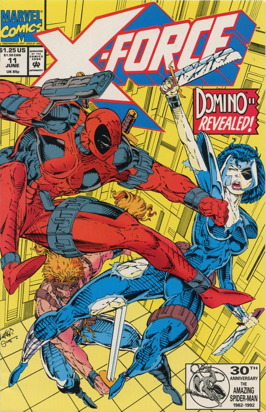 X-FORCE #11 1992 (1ST APP REAL DOMINO) X-Force MARVEL COMCS