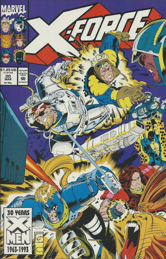 X-FORCE #20 1993 X-Force MARVEL COMCS