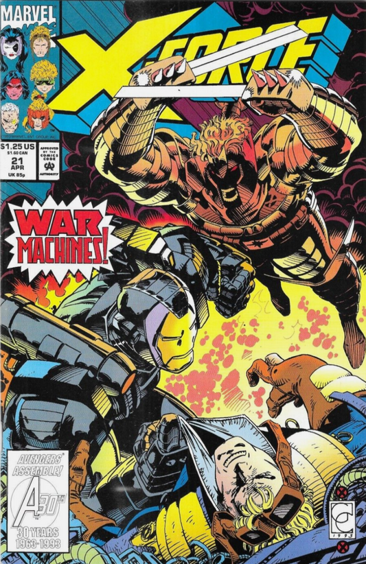 X-FORCE #21 1993 X-Force MARVEL COMCS