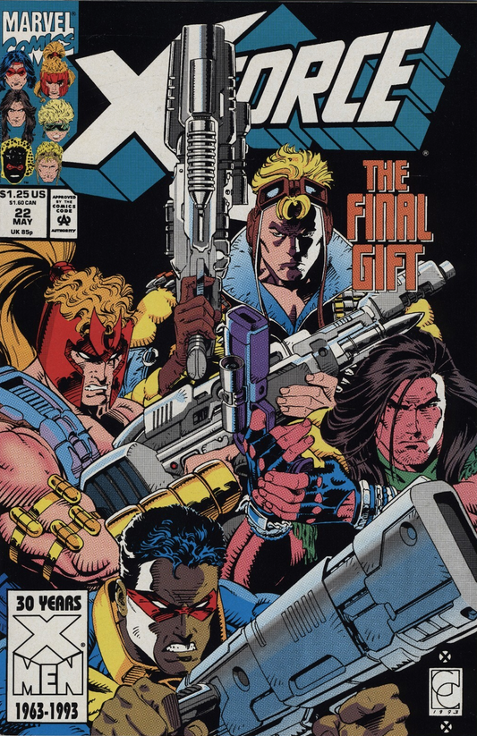 X-FORCE #22 1993 X-Force MARVEL COMCS