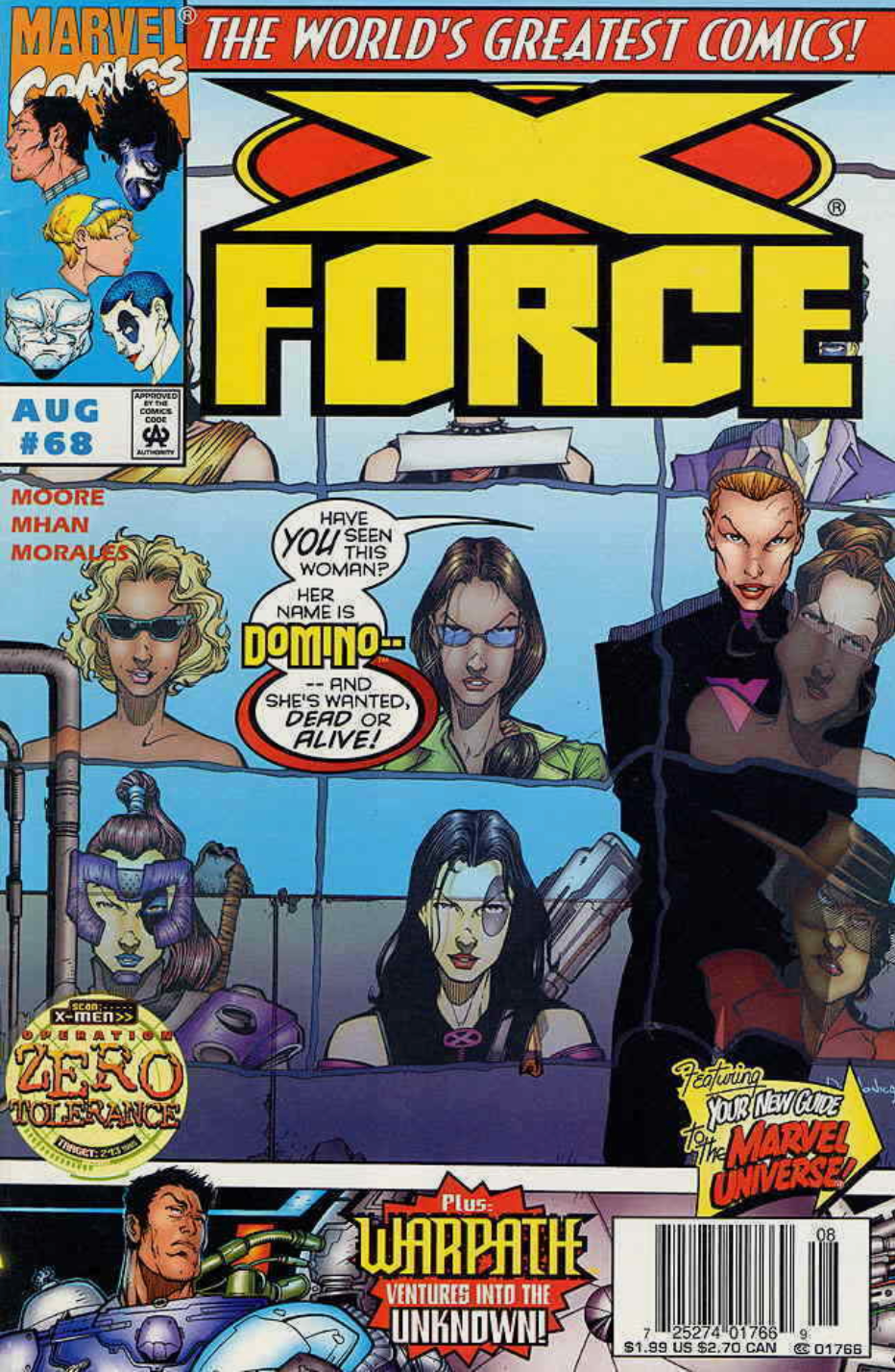 X-FORCE #68 1997 NEWSSTAND X-Force MARVEL COMCS