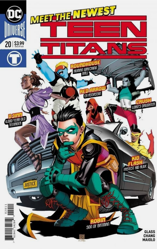 TEEN TITANS #20 COVER A BERNARD CHANG (1ST APP CRUSH ROUNDHOUSE DJINN) 2018