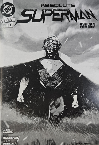ABSOLUTE WONDER WOMAN SUPERMAN #1 2024 ASHCAN