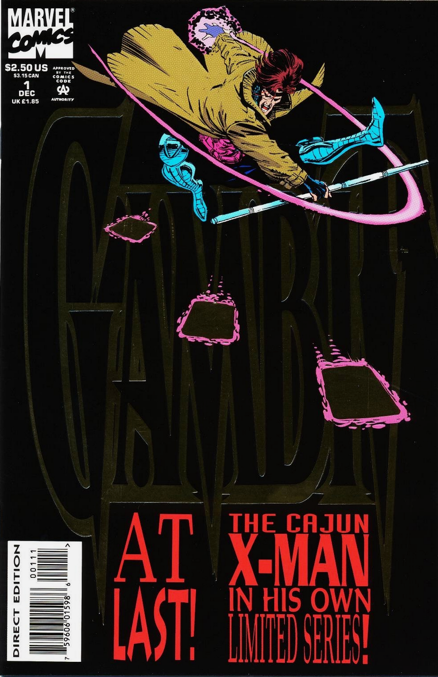 GAMBIT #1 GOLD FOIL 1993 Gambit MARVEL COMICS