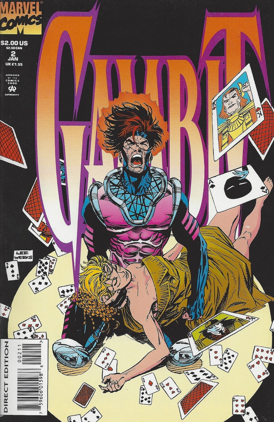 GAMBIT #2 1993 Gambit MARVEL COMICS