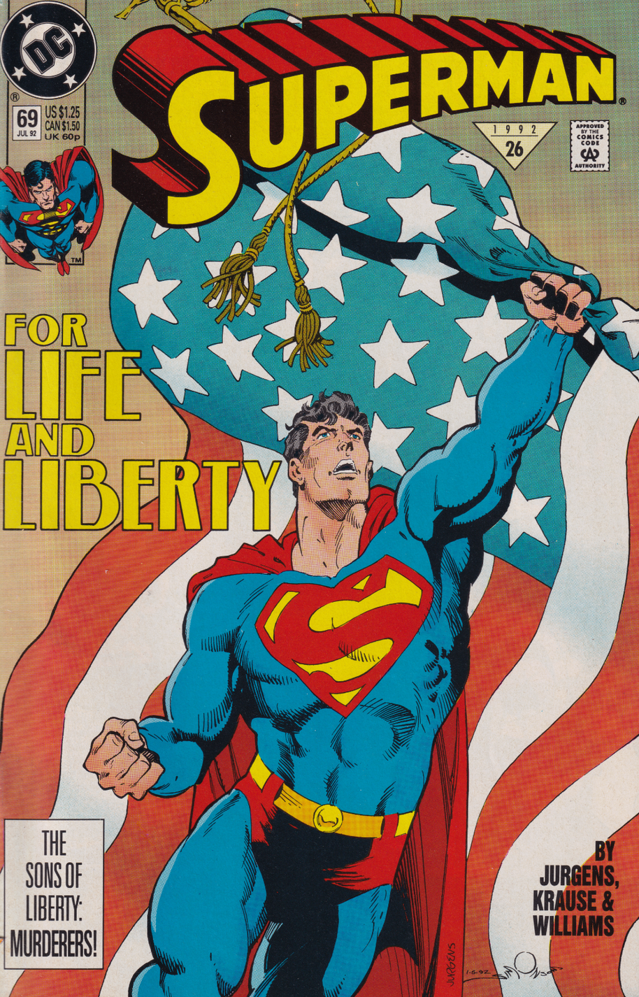 SUPERMAN #69 1992 Superman DC COMICS