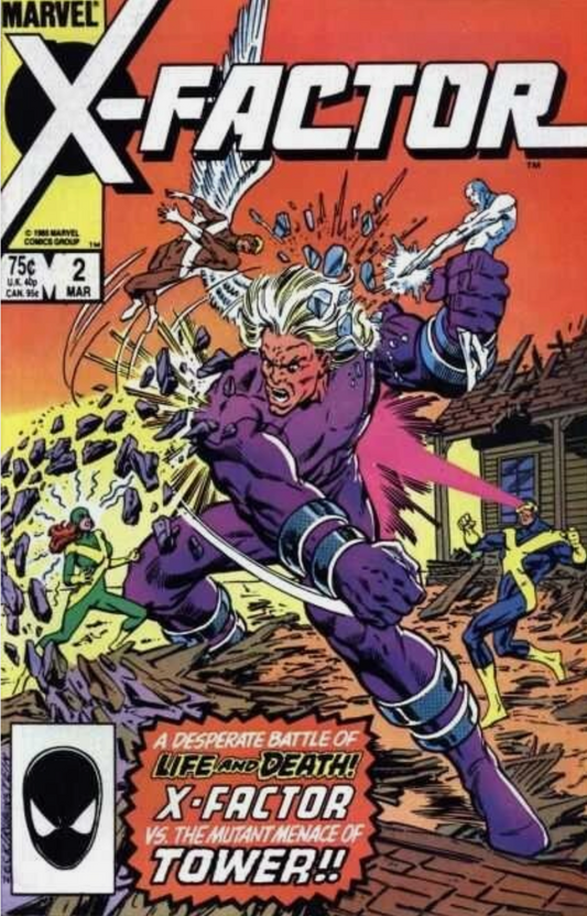 X-FACTOR #2 1986 (1ST APP ARTIE MADDICKS) X-Factor MARVEL COMICS