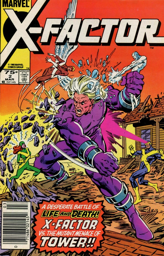X-FACTOR #2 1985 NEWSSTAND (1ST APP ARTIE MADDICKS) X-Factor MARVEL COMICS