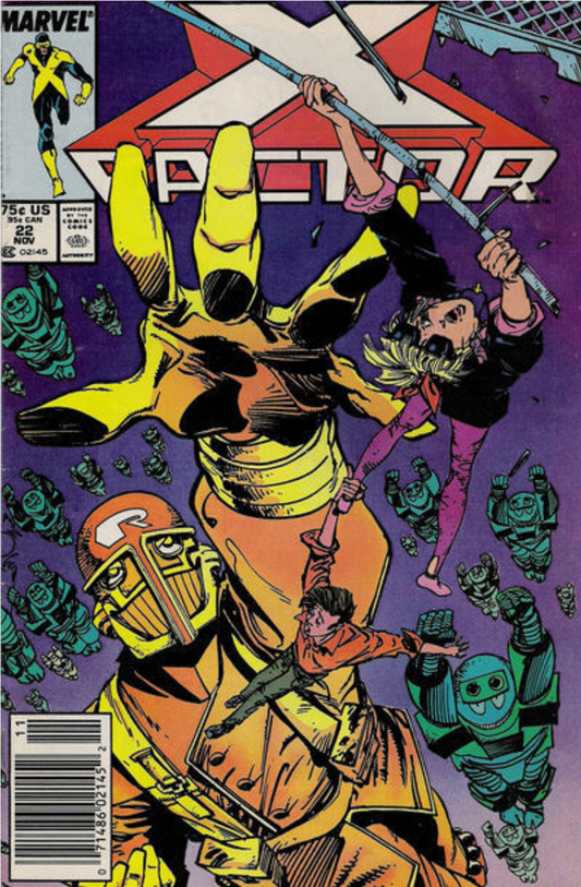 X-FACTOR #22 1987 NEWSSTAND X-Factor MARVEL COMICS