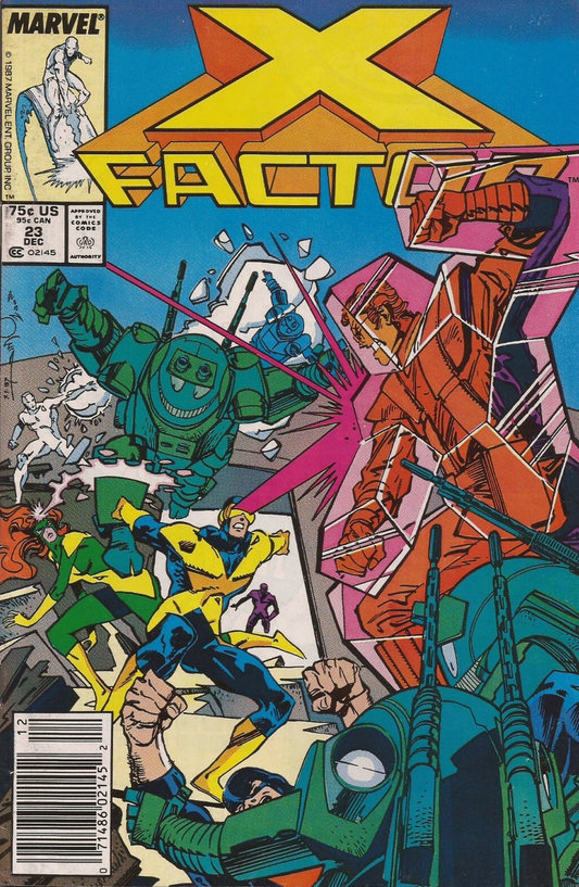 X-FACTOR #23 1987 (CAMEO ANGEL AS DEATH) NEWSSTAND X-Factor MARVEL COMICS