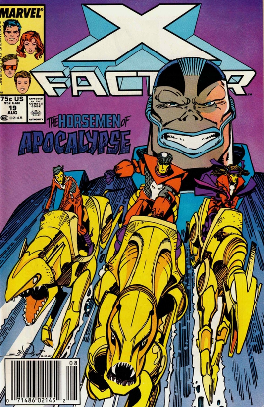 X-FACTOR #19 HORSEMEN OF APOCALYPSE 1987 NEWSSTAND X-Factor MARVEL COMICS