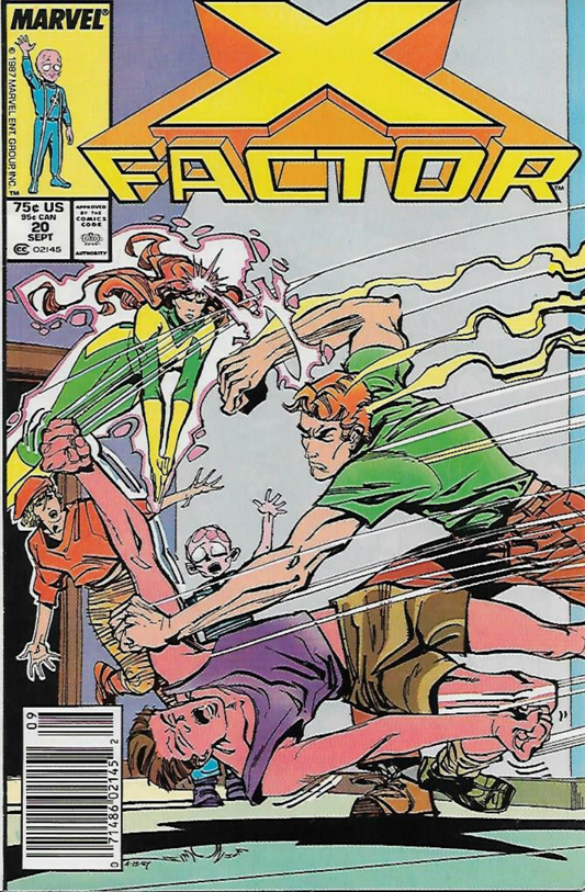 X-FACTOR #20 1987 NEWSSTAND X-Factor MARVEL COMICS