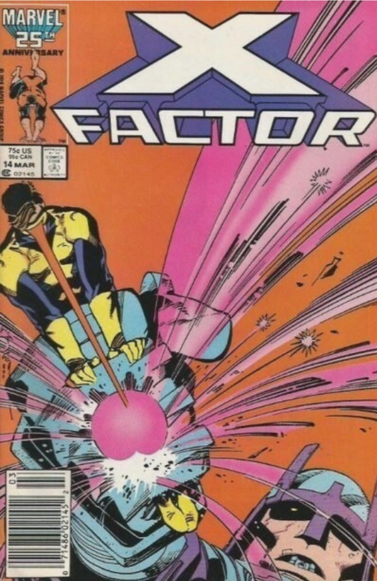 X-FACTOR #14 1987 NEWSSTAND X-Factor MARVEL COMICS