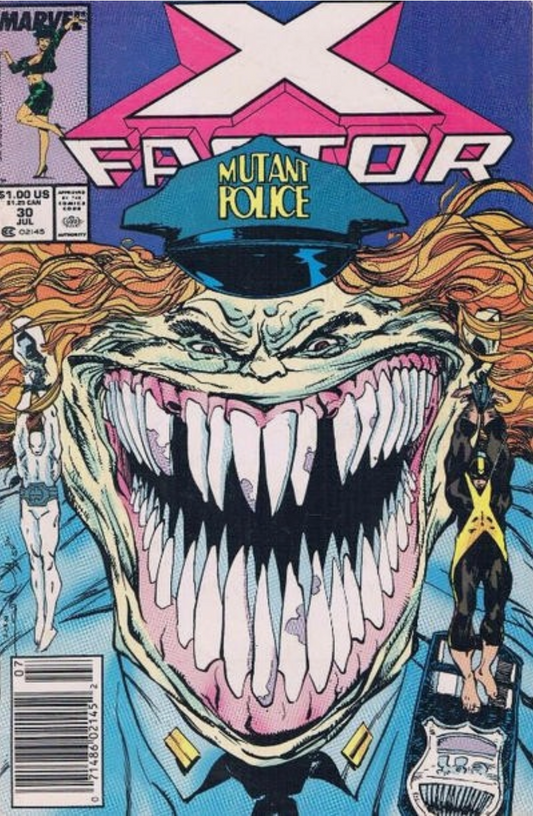 X-FACTOR #30 1988 NEWSSTAND X-Factor MARVEL COMICS