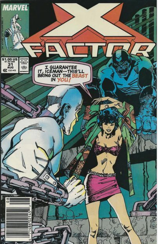 X-FACTOR #31 1988 NEWSSTAND X-Factor MARVEL COMICS