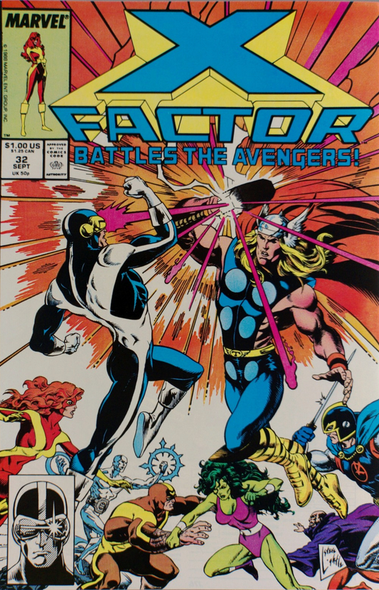 X-FACTOR #32 1988 (1ST APP N'ASTIRH) X-Factor MARVEL COMICS