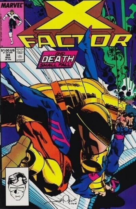 X-FACTOR #34 1988 X-Factor MARVEL COMICS