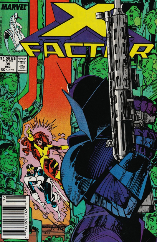 X-FACTOR #35 1988 (ORIGIN CYCLOPS RETOLD) NEWSSTAND X-Factor MARVEL COMICS