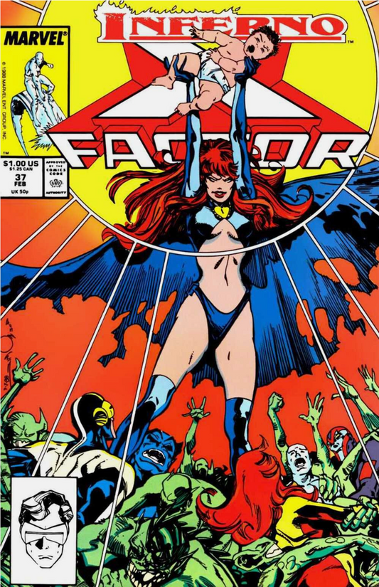 X-FACTOR #37 1989 X-Factor MARVEL COMICS