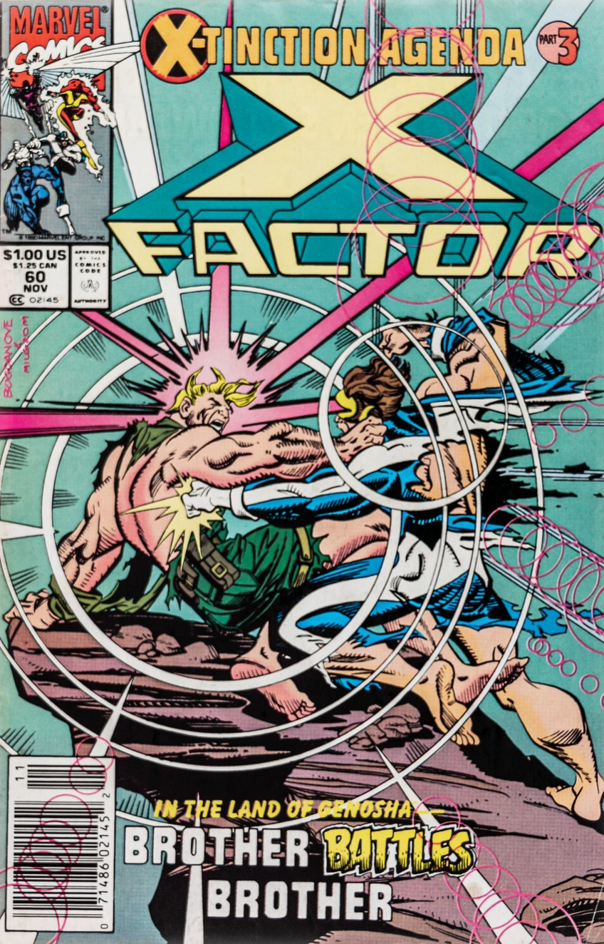 X-FACTOR #60 1990 NEWSSTAND X-Factor MARVEL COMICS