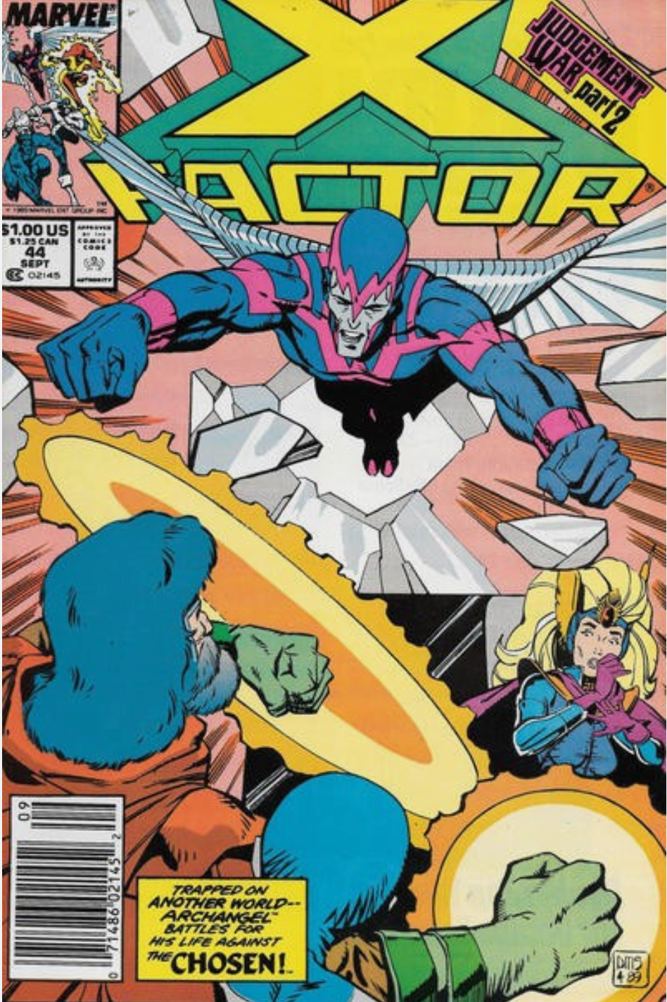X-FACTOR #44 1989 NEWSSTAND X-Factor MARVEL COMICS