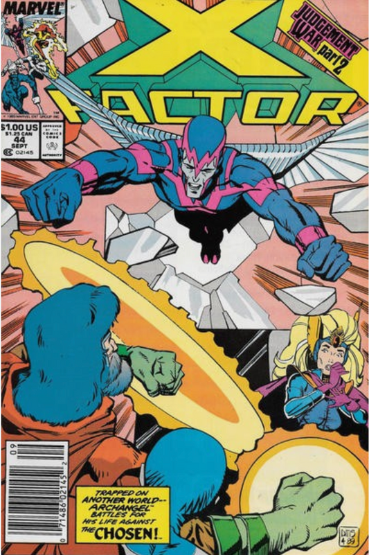 X-FACTOR #44 1989 NEWSSTAND X-Factor MARVEL COMICS