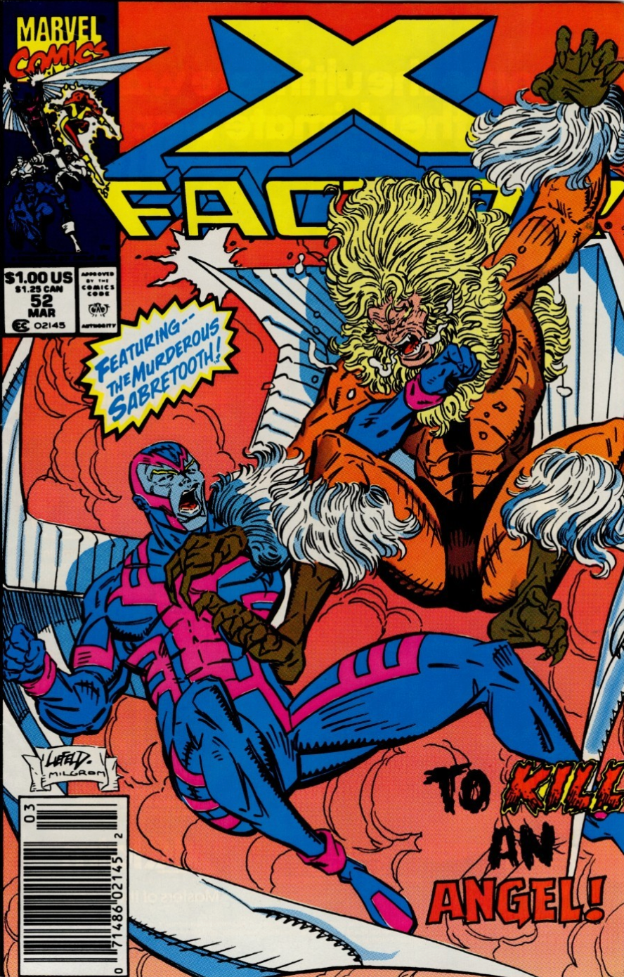 X-FACTOR #52 1990 NEWSSTAND X-Factor MARVEL COMICS