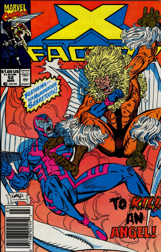 X-FACTOR #52 1990 NEWSSTAND X-Factor MARVEL COMICS