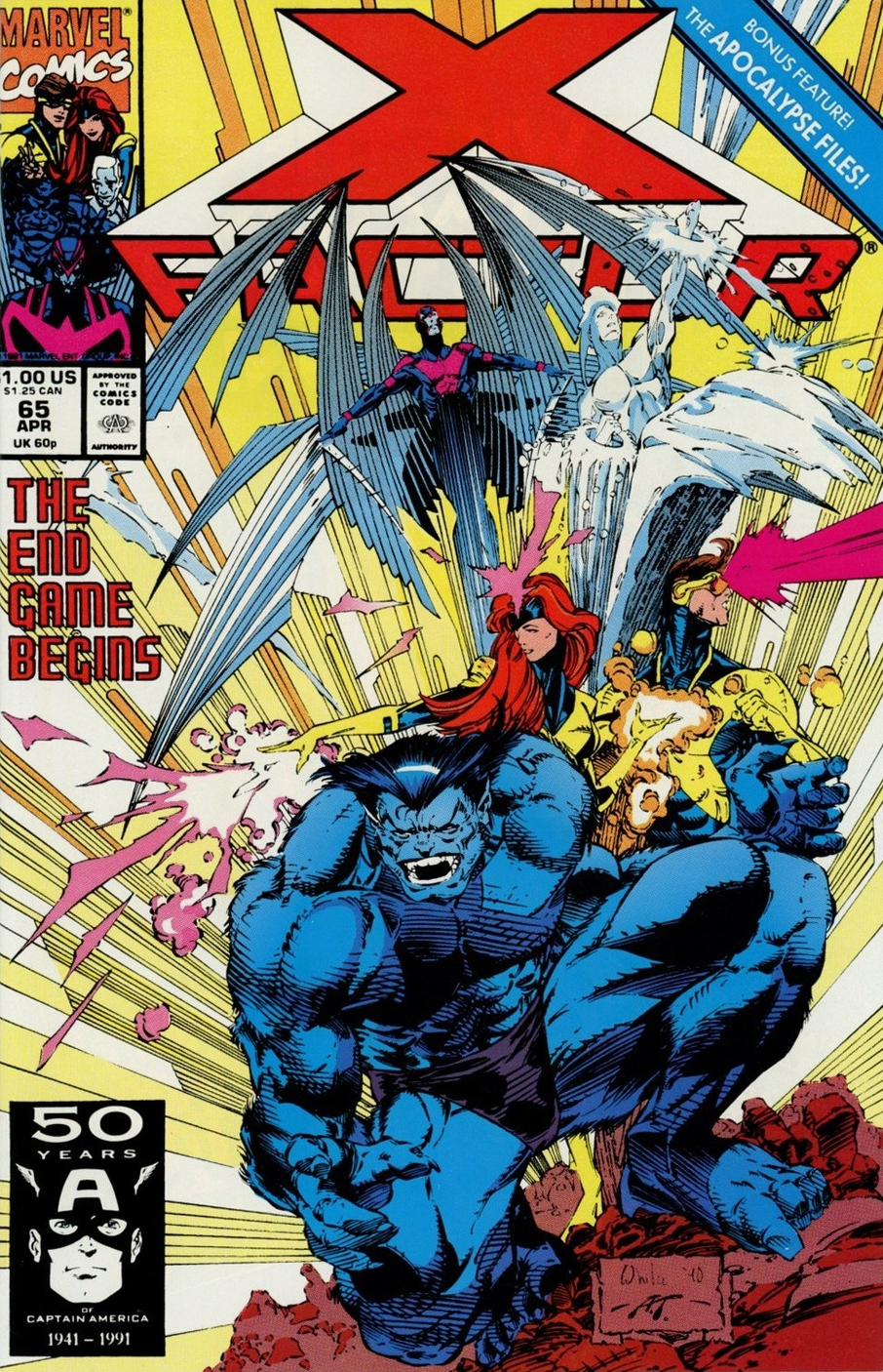 X-FACTOR #65 1991 WHILCE PORTACIO