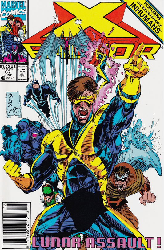 X-FACTOR #67 1991 (1ST APP SHINOBI SHAW) NEWSSTAND X-Factor MARVEL COMICS