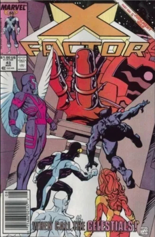 X-FACTOR #43 1989 NEWSSTAND X-Factor MARVEL COMICS