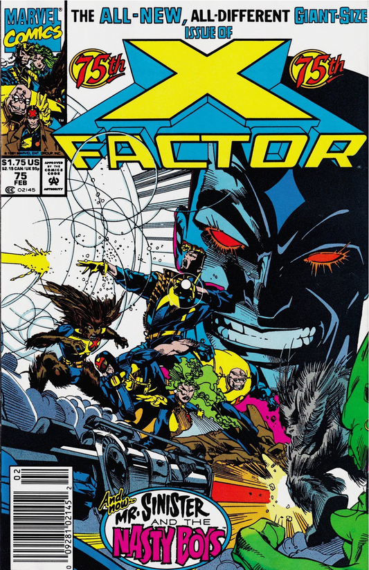 X-FACTOR #75 1992 NEWSSTAND X-Factor MARVEL COMICS