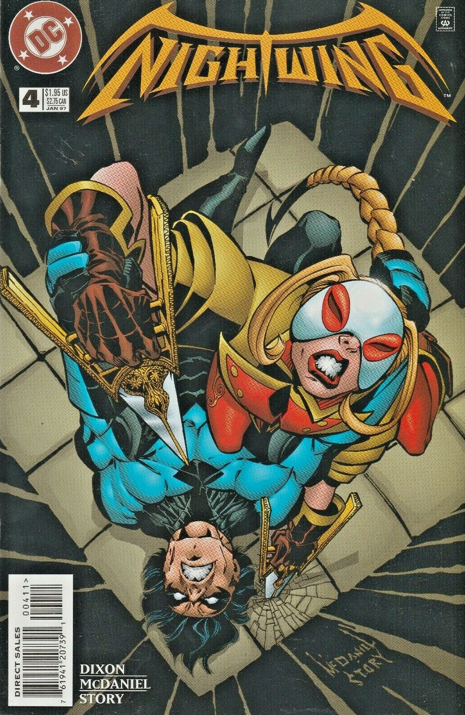 NIGHTWING #4 1996 (1ST APP LADY VIC)