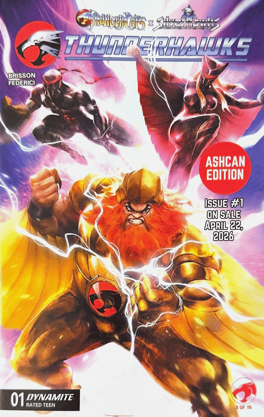 THUNDERCATS X SILVERHAWKS THUNDERHAWKS #1 ASHCAN 2026