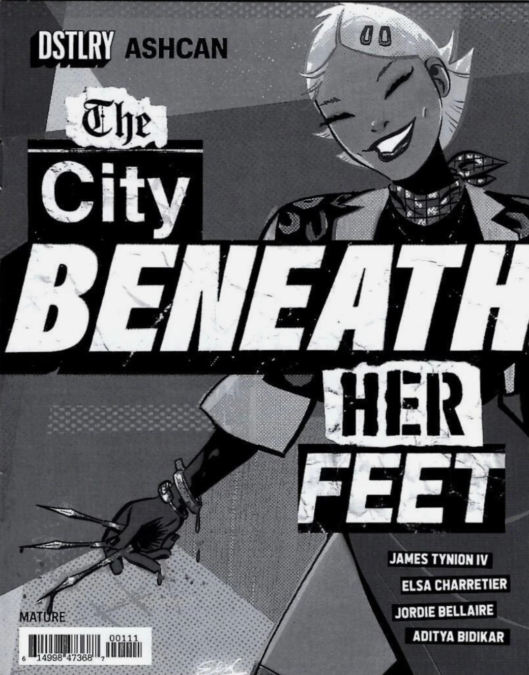 CITY BENEATH HER FEET YOU WONT FEEL A THING FLIPBOOK ASHCAN 2024