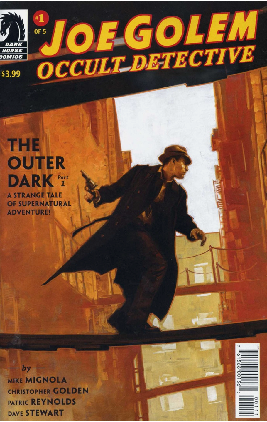 JOE GOLEM OCCULT DETECTIVE OUTER DARK #1 2017 comic book DARK HORSE COMICS