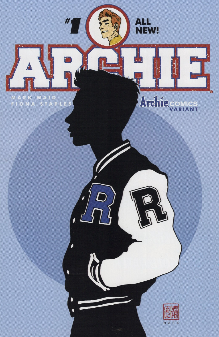 ARCHIE #1 MACK VARIANT 2015 Archie ARCHIE COMIC PUBLICATIONS