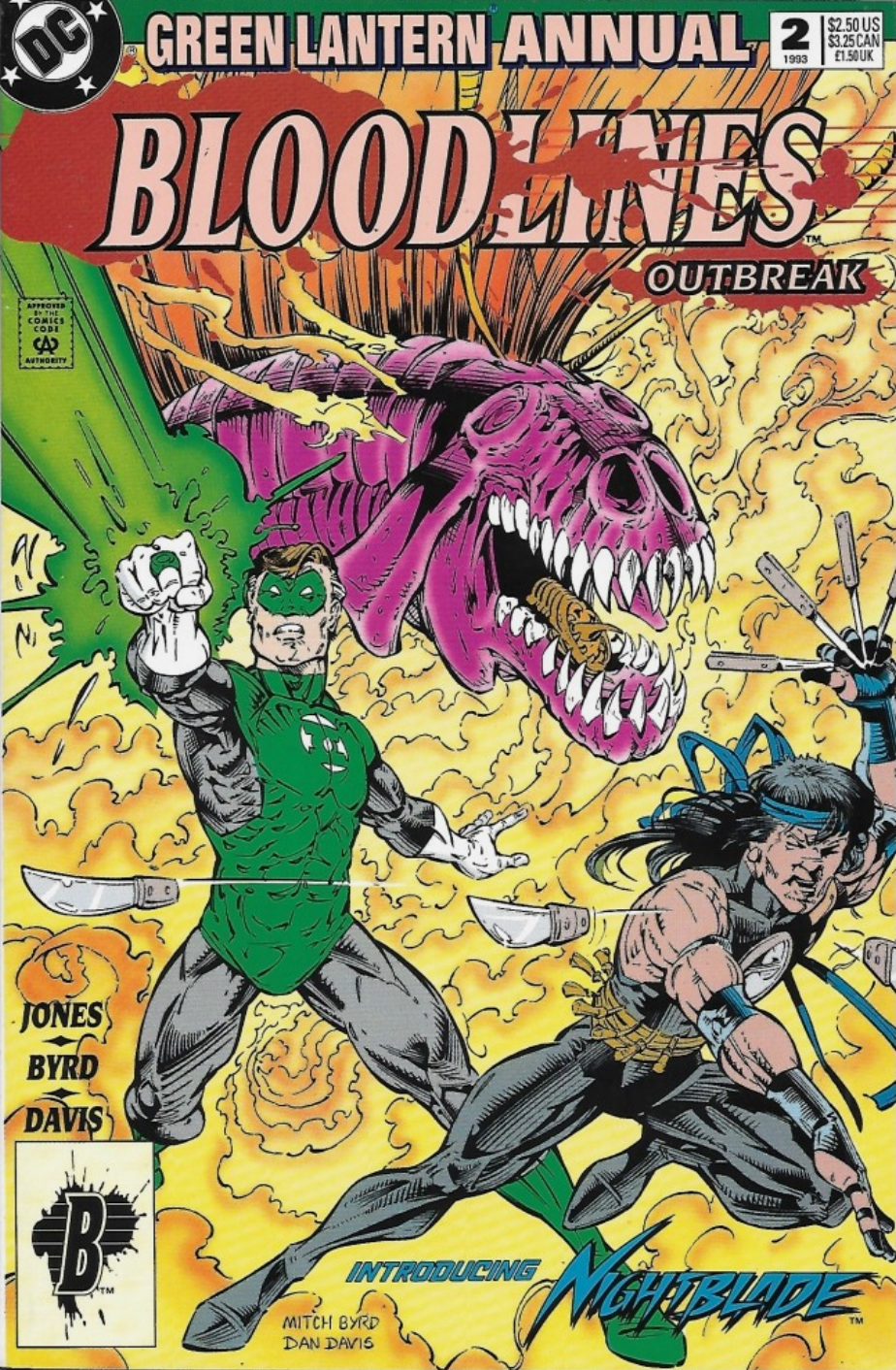 GREEN LANTERN ANNUAL #2 BLOODLINES OUTBREAK 1993